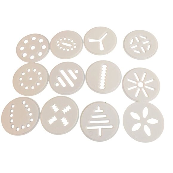 Cookie Press With 12 Disc Shapes For Baking And Decorating - Picture 2 of 8